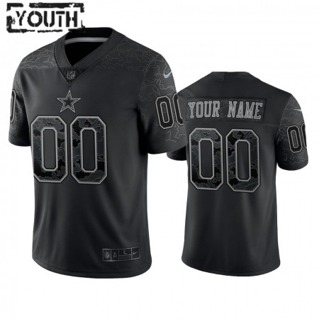 Camiseta Niño NFL Dallas Cowboys Personalizar Negro Reflective Limited